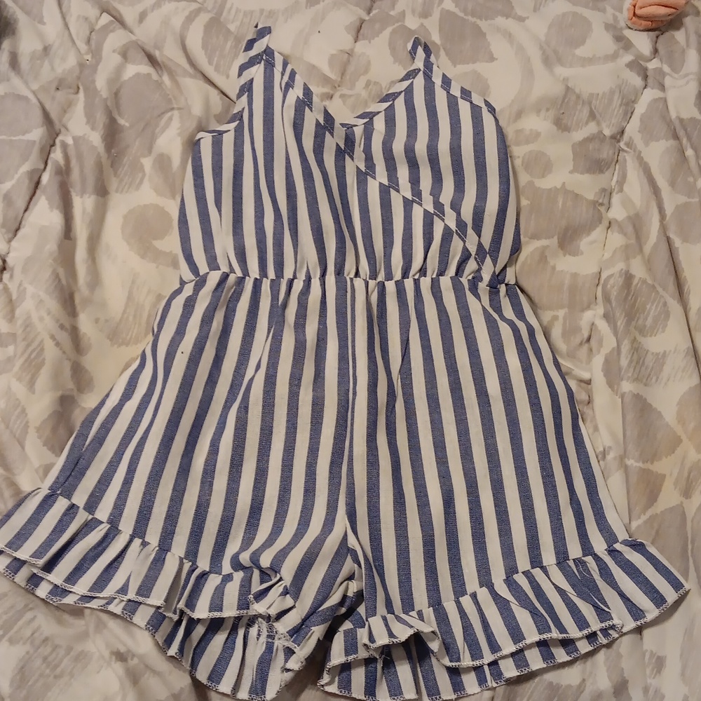 Striped romper